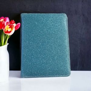 Aqua Blue Glitter 🛃 Passport Holder